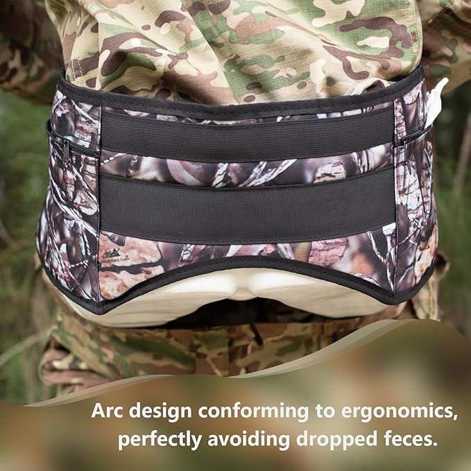 Outdoor Portable Toilet for Camping, Crap Strap for Pooping in The Woods, Perfect for Hiking, Travel, Fishing, Hunting