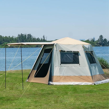 Tent for Camping, 3-6 Person Family Tents with Spacious Interior, Waterproof Tent with Carry Bag for Family Camping Traveling Hiking Picnic