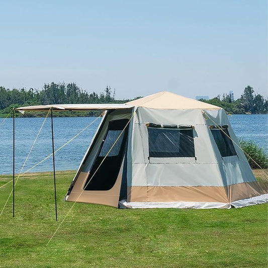 Tent for Camping, 3-6 Person Family Tents with Spacious Interior, Waterproof Tent with Carry Bag for Family Camping Traveling Hiking Picnic