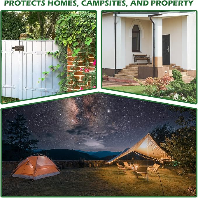 Perimeter Trip Alarm，Trip Wire Alarm Device，Use 209 Primers, Early Warning Security System for Camping and Property Safety