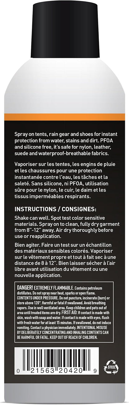 GEAR AID Tent Waterproofing Spray Kits for Nylon Tents