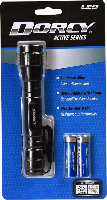 Dorcy 60 Lumen LED Personal Flashlight, 41-4016 , Black