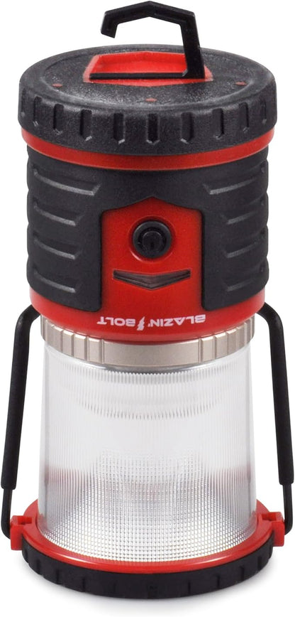 Blazin Bolt Rugged USB Rechargeable Lantern | 1000 Lumen | 350 Hours of Light | Giant 12000mAh Power Bank | 6 Modes | Camping, Emergency, Power Outage, Storm, Blizzard, Hurricane Survival