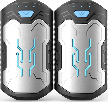 Hand Warmers Rechargeable 2 Pack, ROFWIZ 6000mAh Electric Portable Pocket Heater, are Great Warm Gifts for Women, Men, Heat Therapy, Raynauds, Outdoors, Hunting, Golf, Camping Gear