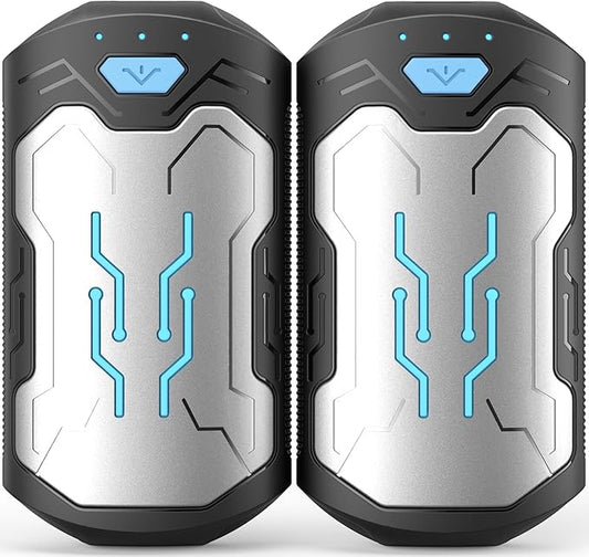 Hand Warmers Rechargeable 2 Pack, ROFWIZ 6000mAh Electric Portable Pocket Heater, are Great Warm Gifts for Women, Men, Heat Therapy, Raynauds, Outdoors, Hunting, Golf, Camping Gear