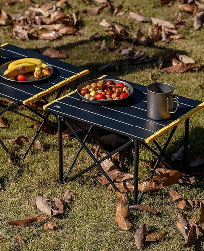 iClimb Ultralight Compact Camping Folding Table with Carry Bag (Reinforced Green - S)