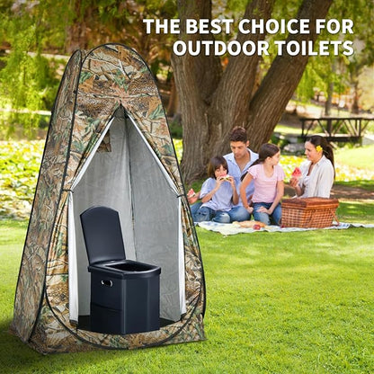 Pop Up Privacy Shower Tent, Outdoor Portable Changing Tent Camping for Camping Beach Toilet Shower Bathroom Changing Room Sun Shelter with Window with Carry Bag