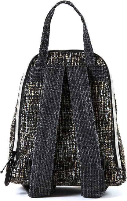 DIME BAGS - Club Kid Backpack - Stylish Mini Backpack with (Hemp Material, Concrete)