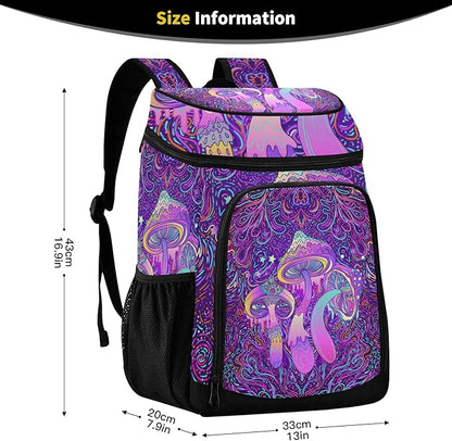 Cooler Backpack Insulated Leak Proof Beach Cooler Bag 30 Cans Waterproof Lightweight Soft Lunch Picnic Cooler for Men Women