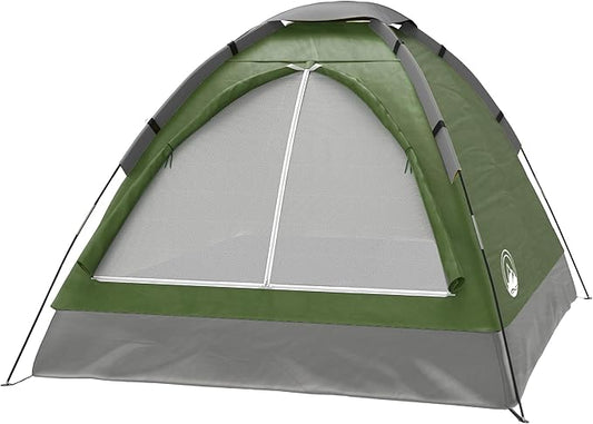 2 Person Camping Tent with Rain Fly and Carrying Bag
