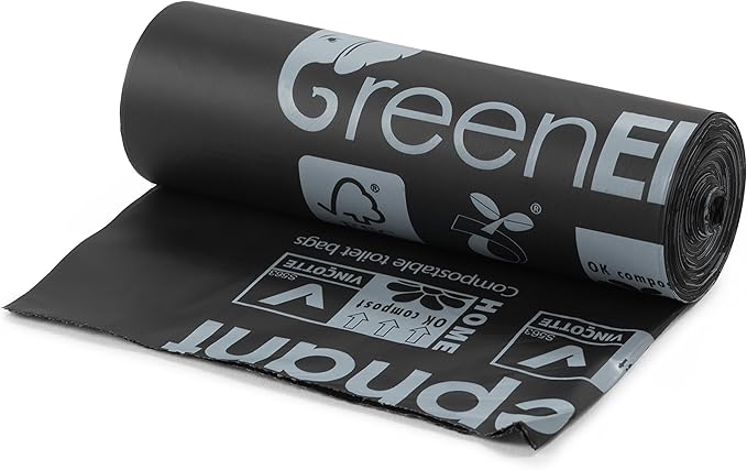 Green Elephant Portable Toilet Bags - Camping Toilet Bags for Portable Potty, Bags for Portable Toilet, The Toilet Bag, Camp Toilet Bags, 5 Gallon Bucket Liner, Emergency Toilet Bag for Car (3 Pack)