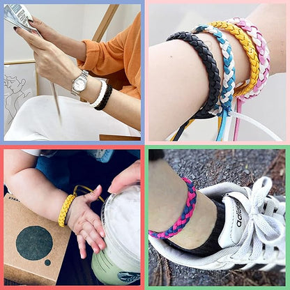 36 Pack Mosquito Repellent Bracelets, PU Leather Insect & Bug Repellent Wrist Bands for Kids & Adults Outdoor Camping Fishing Traveling