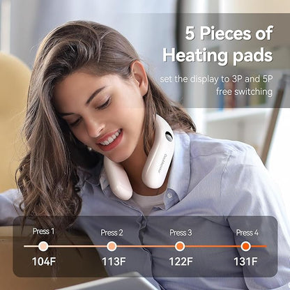 10000mah Rechargeable Neck Warmer,for Necks Up to 8 inches Wide,15 Hours Portable Neck Heater for Men and Women