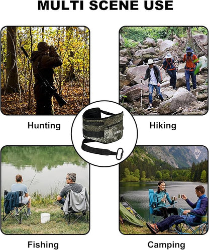 MDSTOP Portable Outdoor Toilet Solution, Durable & Versatile Strap with Buckle, Relieve Leg Fatigue and Free your Hands, Suitable for Camping, Hiking, Fishing, Hunting