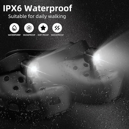 Original 2 Headlights for Crocs Charms, Flashlight Attachment for Crocs Shoes, Accessories for Crocs Kids Boy Girl Men Women Adult Sandals, Clip on Clog Headlamp,Shoe Light Up Charms for Crocs