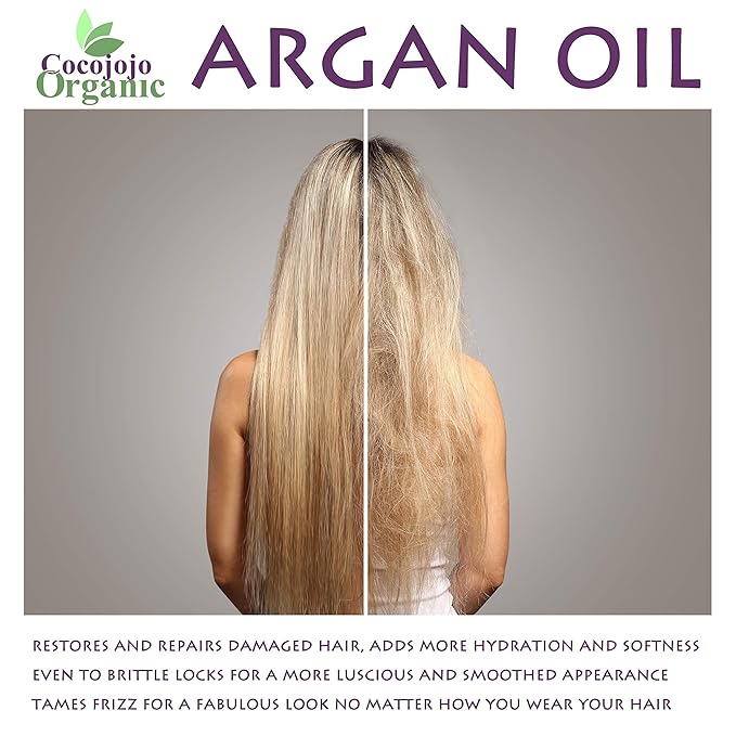 Dr Joe Lab Argan Nut Oil 32 oz Pure Natural Moroccan Argon Nut Unrefined Cold Pressed Extra Virgin - for Hair Skin Body Nail and Beard - Moisturizing, Soothing, Hydrating, & Nourishing Marrakesh Oil