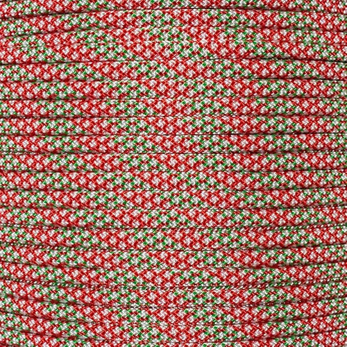 Paracord Planet 550lb Paracord with Line Winder Organizer 100 ft (Yule Tide)
