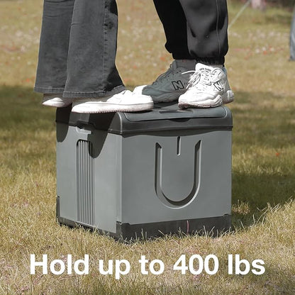 TRIPTIPS Updated Portable Potty for Camping Extra Large Folding Travel Toilet Camping Toilet Portable Toilet for Adults Car Toilet Camp Toilet Outdoor Toilet for Boat/Hiking/Long Trips/Beach