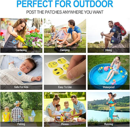 360 Pcs Mosquito Repellent Stickers, Deet-Free Mosquito Patches for Kids Babies Adults for Indoor Outdoor Traveling Camping Sleeping
