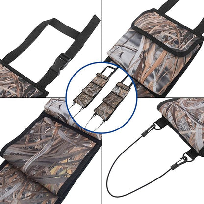 MYDAYS Seat Back Gun Rack, Gun Sling Bag, Camo Front Seat Gun Organizer Holder for Hunting Rifles/Shotguns