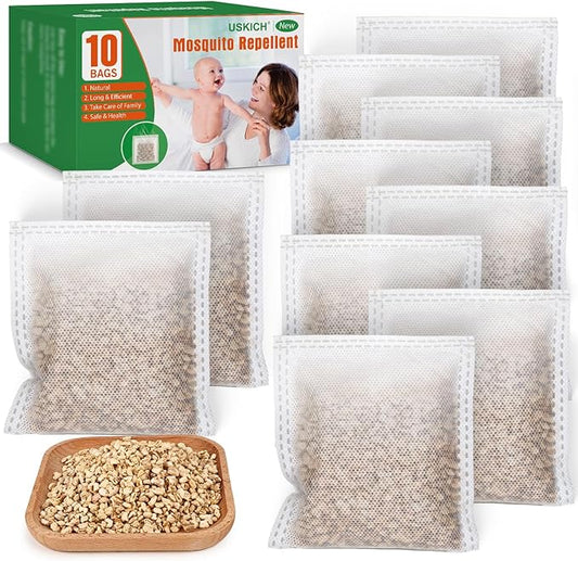 10 Pack Mosquito Repellent Powerful Mosquito Deterrent Outdoor/Indoor Natural Mosquito Repellent for Kids & Pet,Mosquito Control for Room/Yard/Camping
