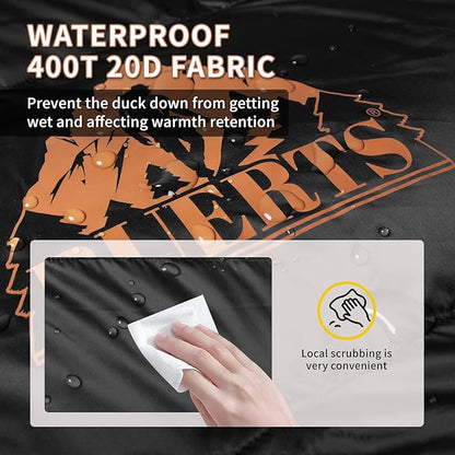 Down Backpacking Sleeping Bag for Cold Weather 32°F to 8°F, XXL Large Ultralight Sleeping Bag Ideal for Adults Camping, Hiking and Backpacking.