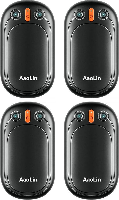 AI Hand Warmers Rechargeable, AaoLin 2 Pack Electric Hand Warmers Reusable, 12Hrs Long Heating, Portable Pocket Handwarmer Great Gift for Outdoors, Camping, Golf, Hunting Gear