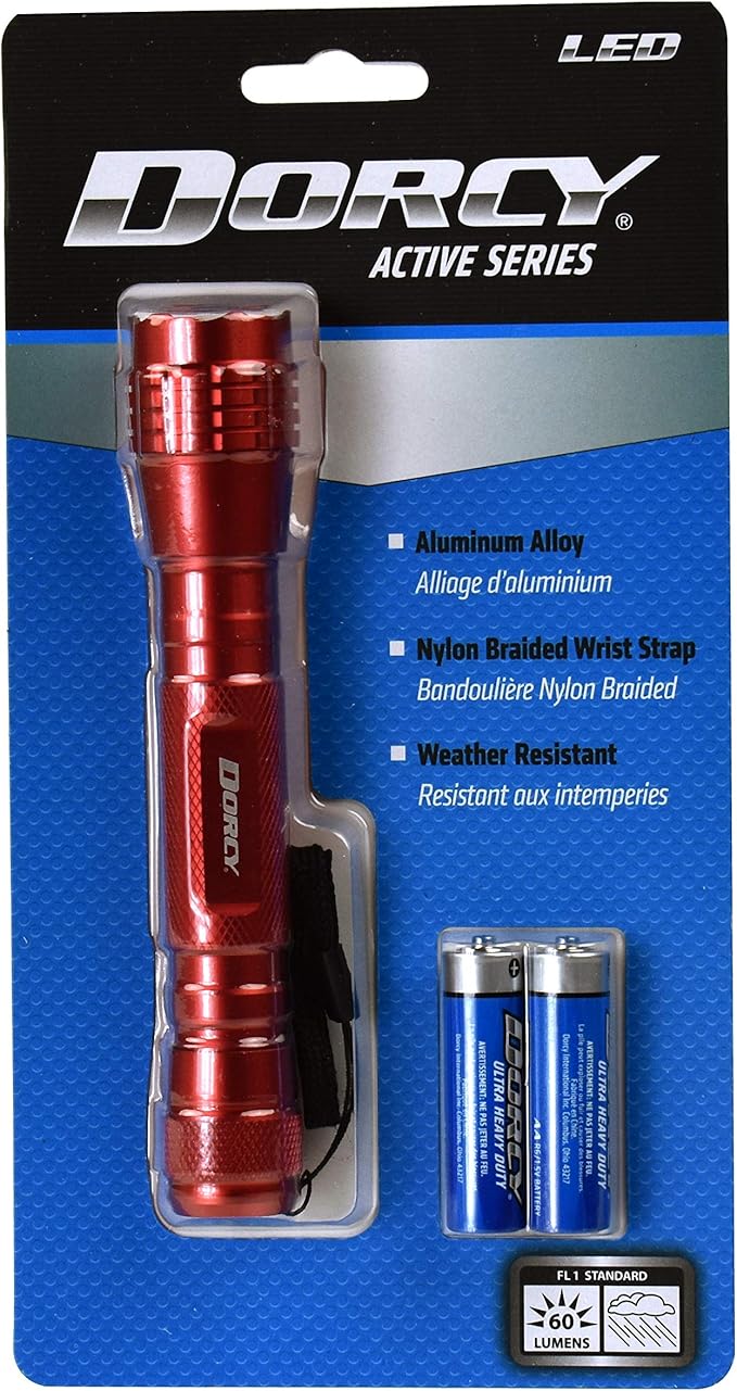 Dorcy 60 Lumen LED Personal Flashlight, 41-4016 , Black