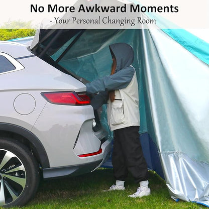 Hatchback Cabana with Magnets - 30-Second Setup Privacy Car Tent, Lightproof Changing Room for SUVs, Vans & MPVs