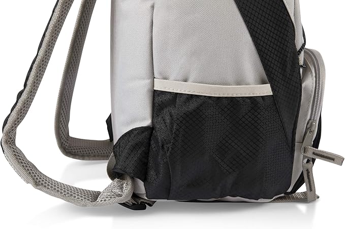ONIVA - a Picnic Time brand PTX Backpack Cooler, Soft Cooler Backpack, Insulated Lunch Bag, (Black with Gray Accents)