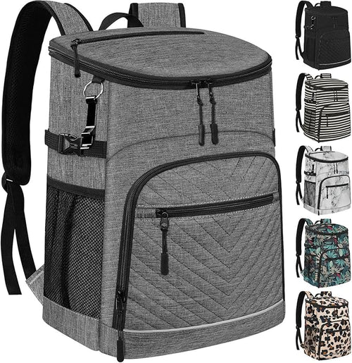Cooler Backpack Insulated Leakproof Waterproof Backpack Cooler Bag 30/45 Cans, Large Capacity Lightweight Travel Camping Beach Backpack Cooler Ice Chest for Men and Women