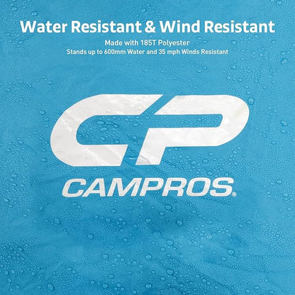 CAMPROS CP Tents for Camping 4 Person Tent Waterproof Windproof Double Layer Camping Tent, Easy Setup Dome Tent with Large Mesh Windows & Wider Door for Outdoor Camping & Hiking