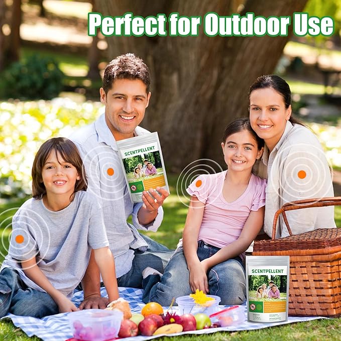 150 Pack Mosquito Stickers for Kids and Adults, Deet Free Natural Citronella Mosquito Patches for Indoor Outdoor Traveling Camping Hiking, Orange