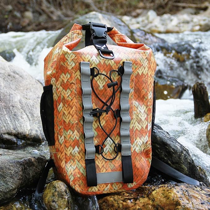 FIREbreak 2.0 | Waterproof 25L Backpack Premium Dry Bag | Roll-Top, Reinforced, Lightweight, 2.8 lbs 25-Liter