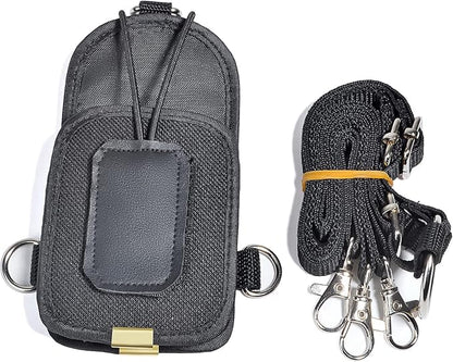 HYS Radio Holder Walkie Talkie Pouch Case for Duty Belt Radio Holster Tactical Hunting Handheld Radio Bag for Motorola GP88S baofeng UV5R UV82 Midland Retevis 2- Way Radio