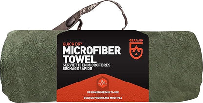 Gear AID Quick Dry Microfiber Towel for The Gym, Travel and Camping