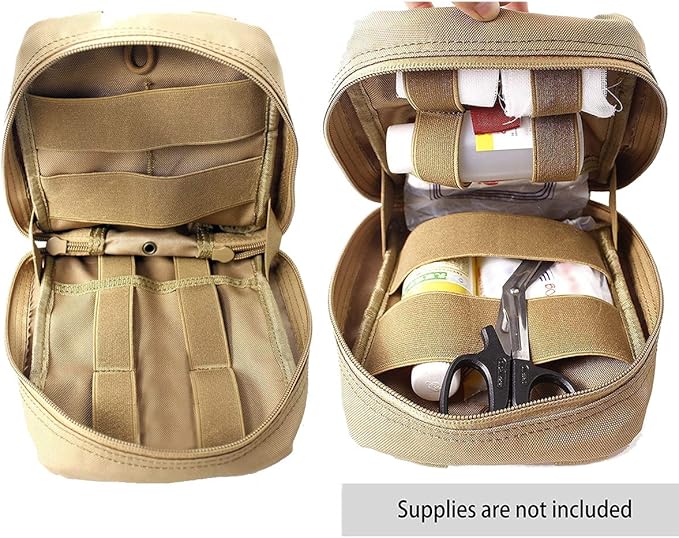 EMT Pouch MOLLE Ifak Pouch Tactical MOLLE Medical First Aid Kit Utility Pouch Carlebben
