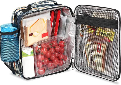 Daisy Insulated Lunch Bag for Girls Women,Daisy Flower Cooler Thermal Tote Kids Reusable Lunch Box Container for School Picnic Work Office Travel Outdoor