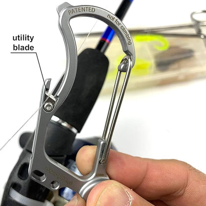 Firebiner 6-in-1 Fire-Starting Carabiner EDC Emergency Multitool -Keychain,Utility Blade,Bottle Opener,& More