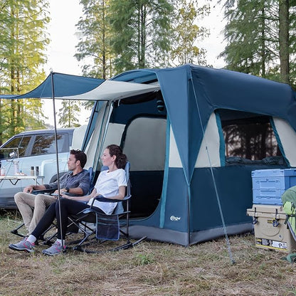 Portal 5-Person SUV Tent with Porch, 2-in-1 Car Camping Tent, Water-Resistant & Windproof, Trunk Tent with 2 Doors for Travel & Outdoor Adventures