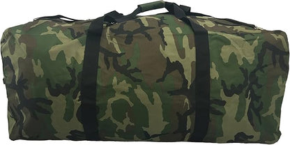 Heavy Duty Cargo Duffel Large Sport Gear Drum Set Equipment Hardware Travel Bag Rooftop Rack Bag (30" x 15" x 15", Camouflage)