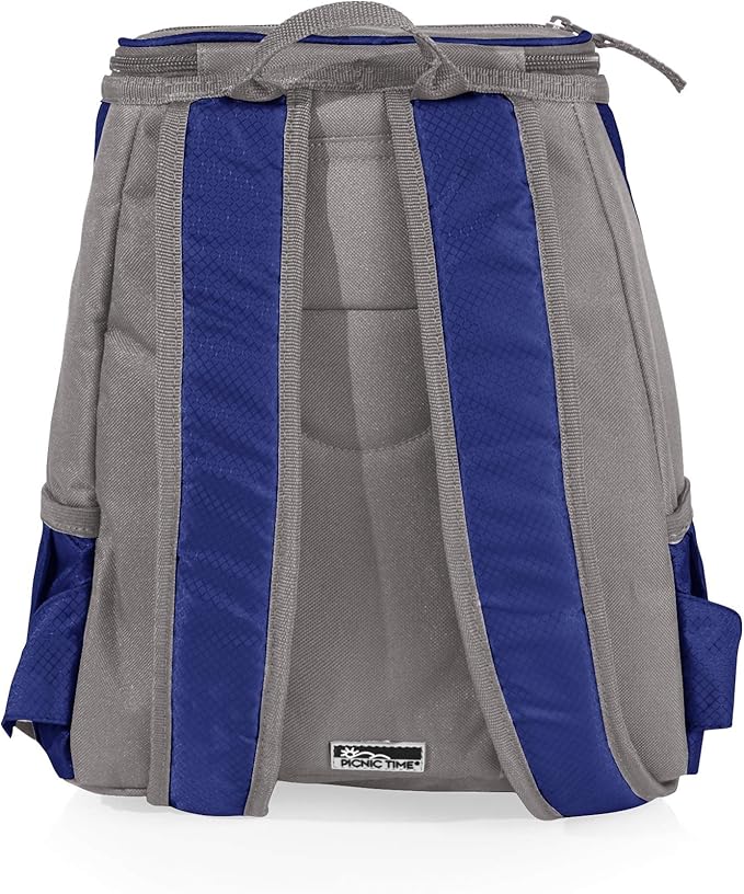 ONIVA - a Picnic Time brand PTX Backpack Cooler, Soft Cooler Backpack, Insulated Lunch Bag, (Navy Blue with Gray Accents)