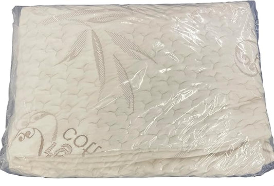 FoamRush 6" Bunk (36" x 72") Soft, Fitted, Zippered Mattress Cover Replacement, Premium Cotton, Waterproof, Non Skid Bottom, Mattress Pad Cover, Mattress Not Included