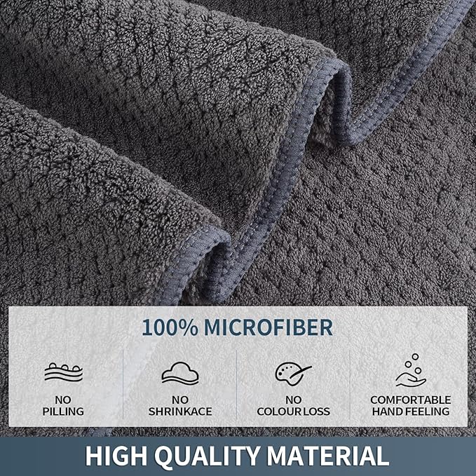 SUNLAND Microfiber Gym Bath Towel Ultra Soft Travel Camping Towel Super Absorbent Swimming Sport Towel for Adults and Children 24inchX48inch