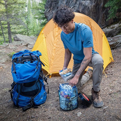 Bear Canister for Backpacking. 4 Sizes: BV500, BV475, BV450, BV425. Bear Resistant Food Container for Camping, Hiking, Fishing, Canoeing, Hunting, bikepacking. Bear Vault is Bear Safe!