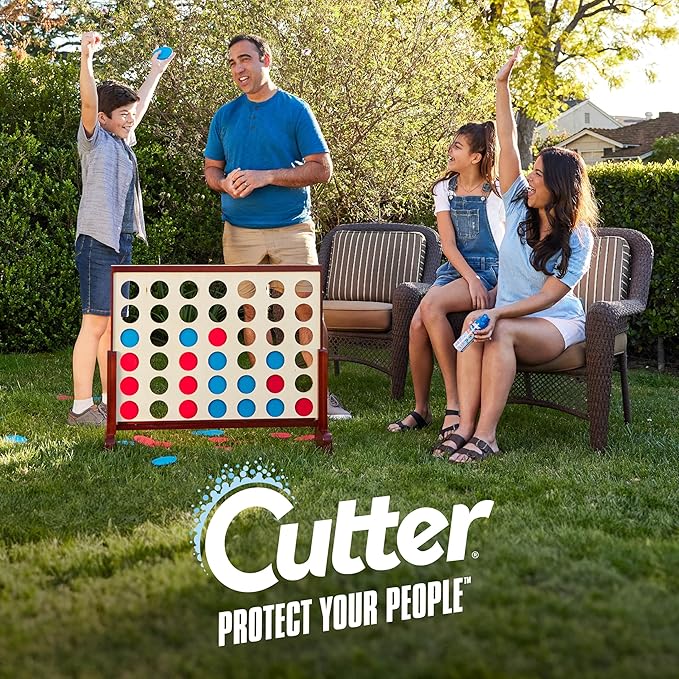 Cutter All Family Insect Repellent, 4 Ounces, [DEET-Free] Alternative Lightweight Aerosol Spray Repels Mosquitoes and Ticks for Up to 8 Hours of Complete Protection for The Entire Family (Pack of 2)