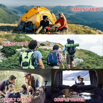 Ultralight Down Sleeping Bag for Adults with 600 Fill Power, Compact Sleeping Bag for Backpacking, Hiking and Camping