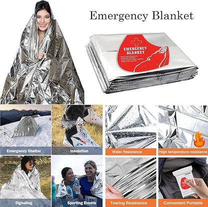 Survival Kit with First Aid and Tactical Tools, Camping Gear, Emergency Survival Gear - Gift for Men