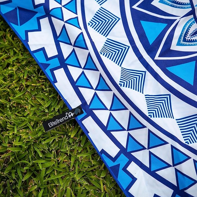 Elite Trend Microfiber Beach Towel - Extra Large 78x35 Inch Sand Free Quick Dry Towel for Travel, Swimming, Pool, Yoga, Hiking, Camping – Lightweight Fast Drying Microfiber Towel Compact for Adults