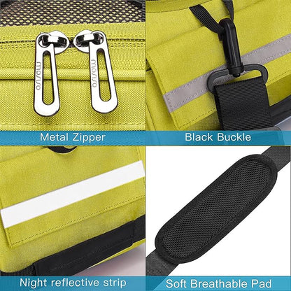 MOSISO Bike Rack Bag, Waterproof Bicycle Trunk Pannier Rear Seat Pouch Cycling Bike Carrier Backseat Storage Luggage Saddle Shoulder Bag